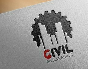 Civil Engineering Logo Design, Engineering Logo Design Ideas, Civil Engineering Logo, Engineering Logo, Civil Engineering Construction, Civil Engineering Design, Construction Logo Design, Civil Construction, Industrial Engineering