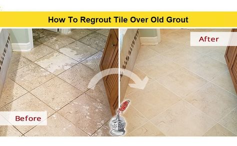 How To Remove Old Grout From Tile, How To Repair Grout In Tile Floor, Regrouting Tile Kitchens, How To Regrout Tile Floor, Regrouting Tile Floor, How To Remove Grout From Tile, Epoxy Grout Tile Floor, Grout Over Old Grout, Regrouting Tile Bathroom