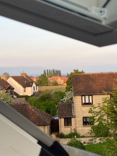 #aesthetic #window #view #sunset #daylight #trees #house #cute Aesthetic Window View, Cute Window, Aesthetic Window, Trees House, House Cute, Fake Window, View Sunset, Window View, Trees