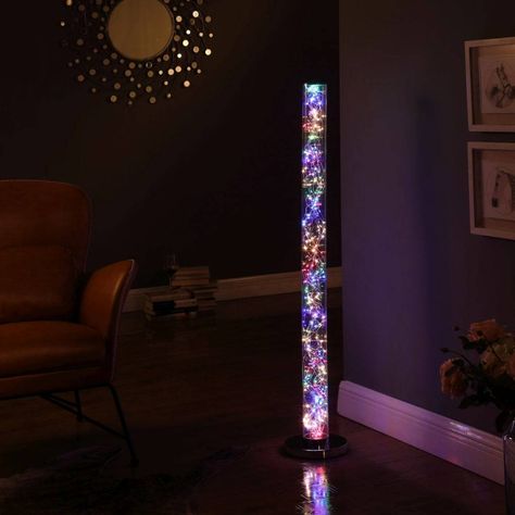 Namiri Column Floor Lamp Mood Lighting Living Room, Acrylic Floor Lamp, Colorful Floor, Column Floor Lamp, Colored Led Lights, Acrylic Tube, Led Rope Lights, Led Rope, Floor Lamp Base