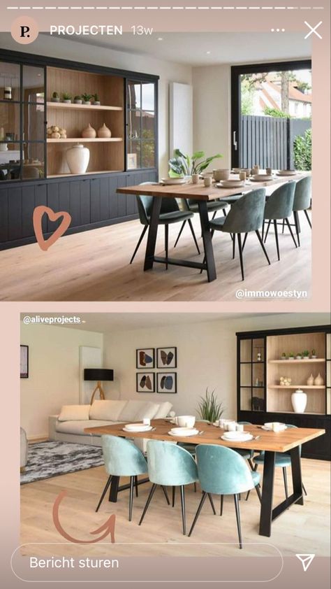 Dining Room With Tall Cabinet, Dinning Cabinets Modern, Modern Dining Room Built Ins, Dinning Room Cabinets Ideas Modern, Dinning Room Buffet Cabinet, Dining Room With Built In Buffet, Dining Room Cabinets Built In Buffet, Modern Dining Room Cabinet, Dining Room With Storage