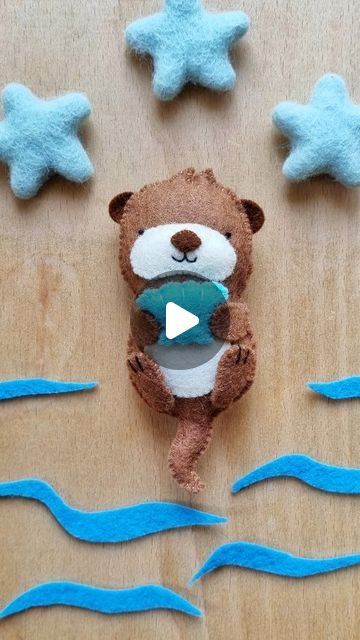 Anabella Cahwje - Baby decor & sewing tutorials on Instagram: "❤️🦦Sea otter pattern is here!!
This free pattern took me a few trial and errors, but I've finally finished it! 

💙 Thank you so much for taking part on this process, helping me choose the next design. Otter was the most voted little friend and Seashell was the most voted accesorry🐚
🌊I hope you had fun participating through my stories and that you like the results! 

What do you think? Let me know in the comments 👇🏼😊

I'm currently working on the version of this little friend holding an otter pup and one holding hands with a partner! so stay tuned as I will release it next week. 

🌊I'm also working on a new set which will include many (many!) sea creatures. So excited! 😀

☕If you like my work and would like to support m Otter Plush Pattern, Kawaii Otter, Felt Patterns Free, Otter Pattern, Sewing Clips, Otter Pup, Glue Painting, Felt Ornament, Fabric Ideas