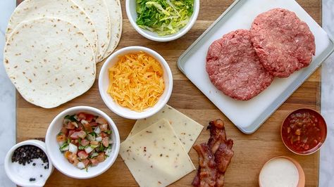 Copycat Applebee's Quesadilla Burger Recipe Quesadilla Burger Recipe, Copycat Applebees, Quesadilla Burgers, Perfect Burger, Tortilla Shells, Colby Cheese, Buttermilk Ranch, Cheese Crust, Ranch Salad Dressing