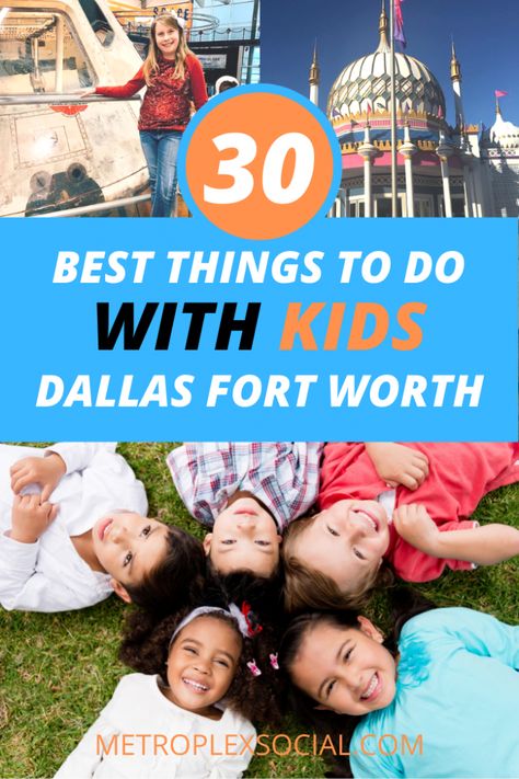 Top 30 Things To Do With Kids In Dallas Fort Worth This Year Places In Dallas, Dallas Activities, Dallas Things To Do, Indoor Things To Do, Fort Worth Zoo, Dallas Travel, Adventure Island, Kids Forts, Kids Things To Do