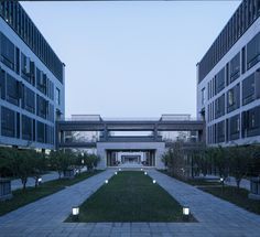 Gallery of New Campus of Taizhou High School / Architectural Design & Research Institute of SCUT - 13 High School Architecture, School Building Design, Campus Design, Computer Class, School Campus, School Building, Education Architecture, Research Institute, Education English