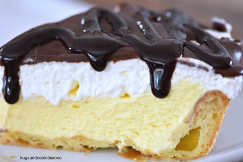 Dessert Archives - Page 6 of 130 - Hugs and Cookies XOXO Cream Puff Pie, Cream Custard, Trifle Pudding, Custard Pudding, Sweetened Whipped Cream, Puff Recipe, Cream Puff, Pie Tart, Sweet Pie