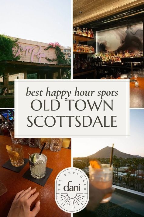 Scottsdale Nightlife, Scottsdale Restaurants With A View, Scottsdale Quarter, Scottsdale Restaurants, Old Town Scottsdale Arizona Restaurants, Scottsdale Old Town, Happy Hour Menu, The Phoenician Scottsdale, Scottsdale Bachelorette