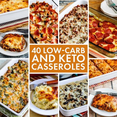 Here are 35 Low-Carb and Keto Casseroles, and they're all perfect for a delicious family-friendly dinner that's low in carbs! Signature Recipes, Keto Casseroles, Sausage Lasagna, Low Carb Lasagna, Weekend Food, Low Glycemic Diet, Turkey Casserole, Low Carb Tacos, Low Carb Casseroles