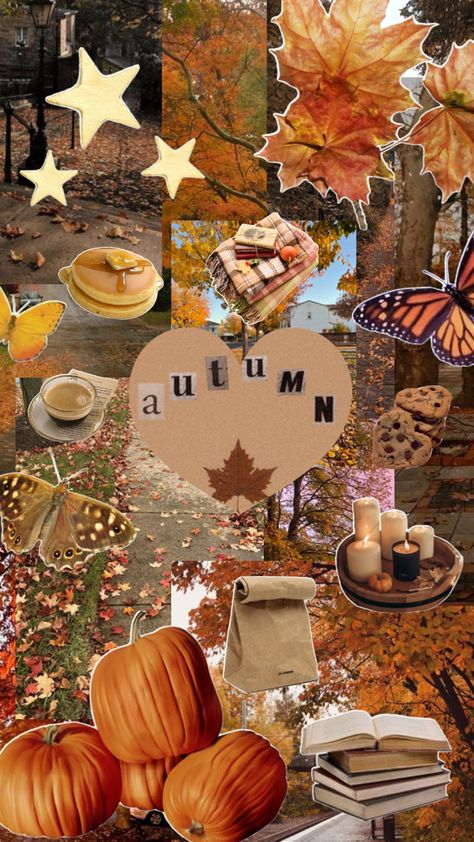 #autumn #fall #seasons #wallpaper #aesthetic #collage Fall Astethic Collage, Soft Autumn Wallpaper Aesthetic, November Aesthetic Collage, Fall Collage Wallpaper Aesthetic, Cute Collages Wallpaper, Atum Aesthetic Wallpaper, Fall Aesthetic Phone Wallpaper, Fall Aesthetic Collage Wallpaper, Fall Wall Collage