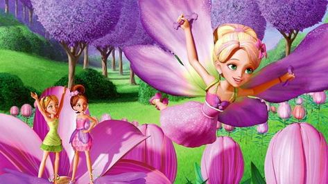 Barbie Presents Thumbelina Official Stills Pink Barbie, Barbie Movie, Barbie World, Flowers, Pink