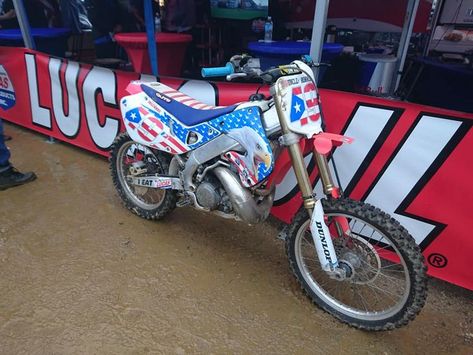 Uncle Ronnie Mac's bike at 2022 RedBud MXoN Ronnie Mac, Monster Energy, Honda Cr, Motocross, Mac, Bike, Quick Saves