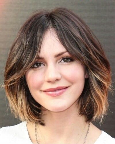 10 Classic Medium Length Bob Hairstyles - PoPular Haircuts Hair Color Ideas For Brunettes Short, Heart Shaped Face, Short Ombre Hair, Corte Bob, Ombré Hair, Trendy Hair Color, Short Bob Haircuts, Heart Face Shape, Ombre Hair Color