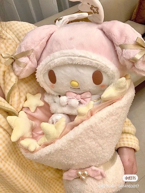 Charmmy Kitty, Cute Squishies, Soft Pink Theme, Kitty Plush, Kawaii Plushies, Pink Themes, Hello Kitty Plush, Hello Kitty Items, Cute Stuffed Animals