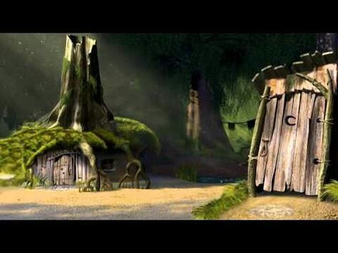 Shrek's house in the movie- double as fiona's tower??: Shrek Swamp, Swamp Scene, Swamp Party, Shrek Donkey, Paris Disneyland, Halloween Pumpkin Designs, Dreamworks Movies, Cute Minecraft Houses, Disneyland Pictures