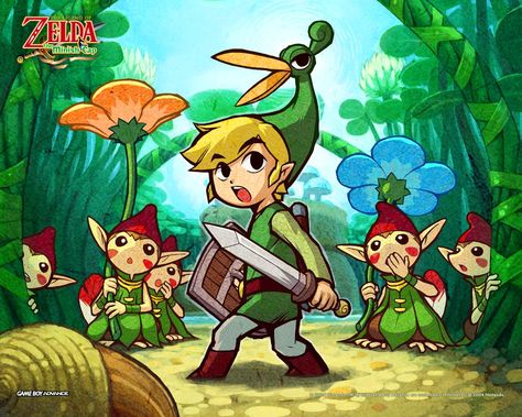 Legend of Zelda Minish Cap Love the legend of zelda series :) Minish Cap, The Minish Cap, Super Mario Land, The Wind Waker, Dynasty Warriors, Wind Waker, Video Games Nintendo, Ocarina Of Time, Twilight Princess