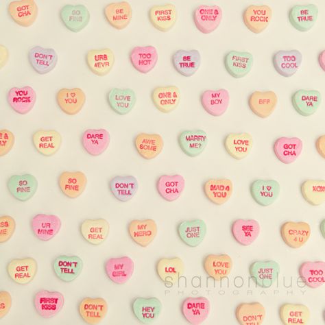 shannonblue, flickr Valentine Candy Hearts, Love Dare, Conversation Heart, Feminine Elegance, Heart Photography, Conversation Hearts, Love Romantic, Valentine Candy, Converse With Heart