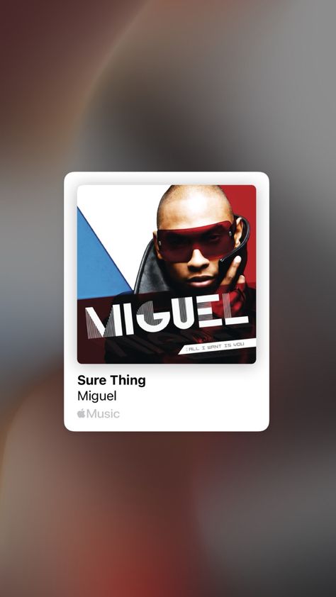 Miguel Music, Sure Thing, All I Want, Apple Music, Songs, Collage, Music, Pins, Quick Saves