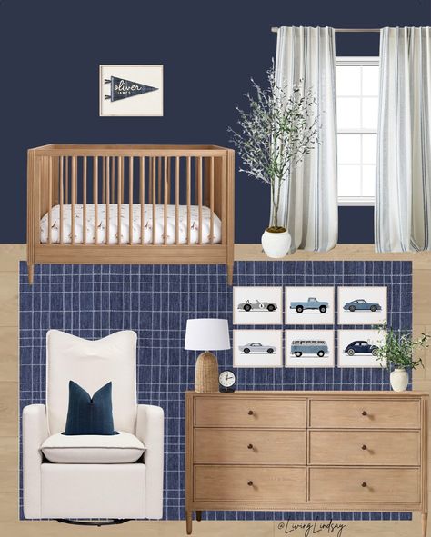 Cute + Classic boy nursery 💙  https://liketk.it/51T18 #ltkhome #ltkbaby #ltkfamily #nurserydecor #nurseryinspo #nurserydesign #babyboy #babyboynursery #boynursery   Baby boy nursery, navy nursery, boy nursery, boy bedroom, simple bedroom, bedroom decor, nursery furniture, boy room, nursery inspo Classic Boy Nursery, Navy Nursery Boy, Navy Nursery, Classic Nursery, Nursery Designs, Nursery Boy, Nursery Inspo, Boy Bedroom, Simple Bedroom