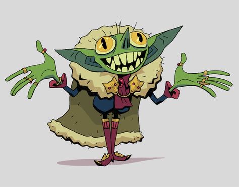 French Mythology, Cell Shading, Goblin Art, Model Sheet, Fantasy Races, 2d Character, Character Design Animation, Visual Development, Character Sheet