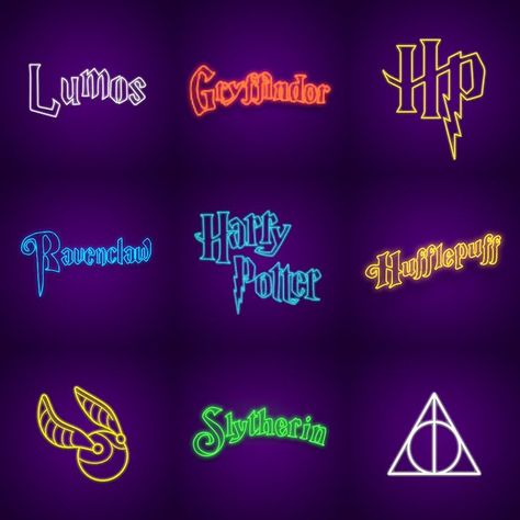 Harry Potter Neon Sign, Neon Flex, Light Sign, Neon Light Signs, Instagram Highlights, Magical World, Bedroom Designs, Led Signs, Led Neon