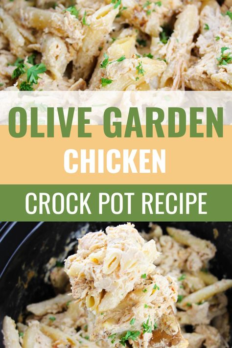 Olive Garden Chicken Pasta Crockpot Frozen Chicken, Crockpot Chicken With Olive Garden Sauce, Crock Pot Frozen Chicken Recipes, Olive Garden Crockpot Chicken, Olive Garden Crockpot, Frozen Chicken Crockpot Recipes, Frozen Chicken Crockpot, Olive Garden Salad Dressing, Crockpot Express