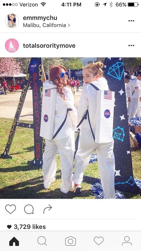 Diy Astronaut Costume Women, Female Astronaut Costume, Astronaut Costume Women, Astronaut Diy Costume, Homemade Astronaut Costume, Womens Nasa Costume, Nasa Astronauts Halloween Costume, Diy Astronaut, Diy Astronaut Costume