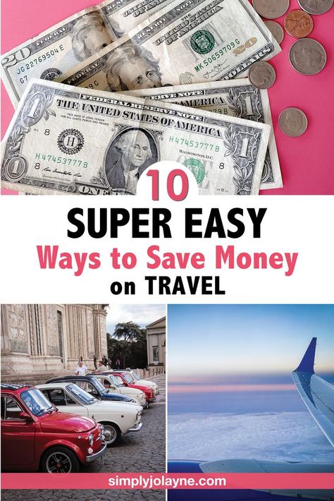 Ways to save money on travel Saving For Travel, Money For Travel, Money Saving Hacks, Easy Ways To Save Money, Vacation Fund, Travel Fund, Saving Hacks, Tips For Traveling, Genius Ideas