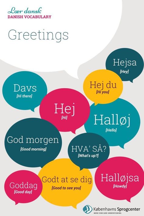 Learning Danish, Danish Language Learning, Learn Danish, Danish Vikings, Denmark Language, Danish Language, How To Say Hello, Travel Language, Danish Words