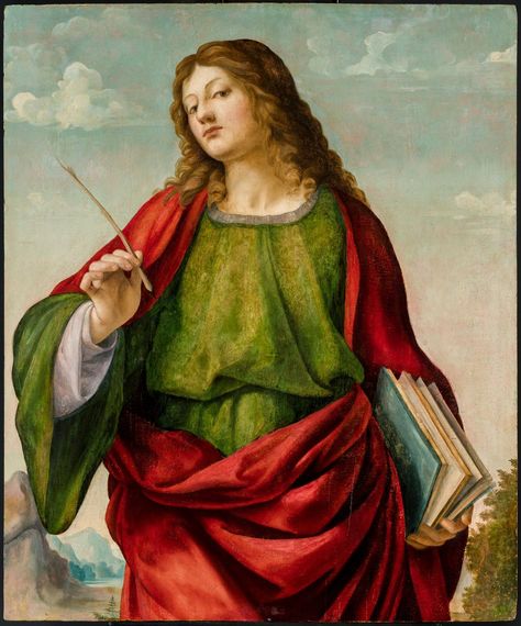 Saint John The Evangelist, St John The Evangelist, Universe Love, John The Evangelist, Book Of Revelation, Saint John, Italian Art, Patron Saints, King James Version