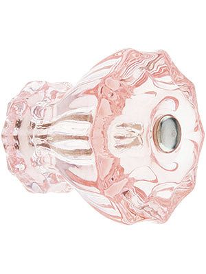 pink fluted glass cabinet knob Fluted Glass Cabinet, Colorful Knobs, Period Color, Repurposed Dresser, Door Knobs And Knockers, Glass Cabinet Knobs, Glass Dresser, Fluted Glass, Glass Door Knobs