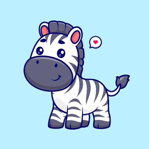 Catalyststuff | Freepik Zebra Cartoon, Zebra Drawing, Nature Icon, Zebra Illustration, Animal Hugs, Animal Doodles, Vector Icons Illustration, Facts For Kids, Animal Nature