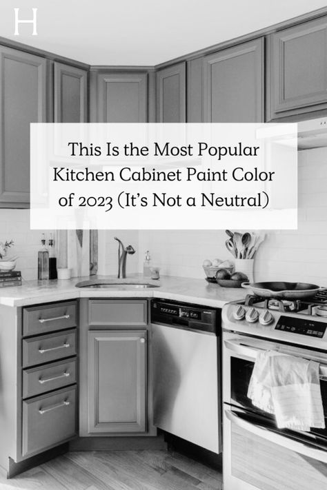 We love a paint color trend, but a kitchen cabinet paint color trend is particularly intriguing to us as designers. So, when we came across a new report from Living Spaces on the topic, we were intrigued, to say the least. The brand analyzed new data from Google Trends to unearth the most popular kitchen paint colors state-by-state, and surprisingly, it wasn’t a tried-and-true neutral. Read more on our blog! Popular Kitchen Paint Colors, Color Of 2023, Most Popular Kitchen Cabinet, Popular Kitchen Cabinet, True Neutral, Kitchen Cabinet Paint, Cabinet Trends, Kitchen Cabinet Trends, Painted Kitchen Cabinets Colors