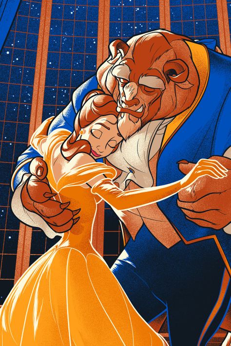 Beauty and the Beast Disney Amor, Beauty And The Beast Art, Beauty And The Beast Wallpaper, Disney Mignon, Belle And Beast, Animation Disney, Beast Wallpaper, Images Disney, Wallpaper Disney