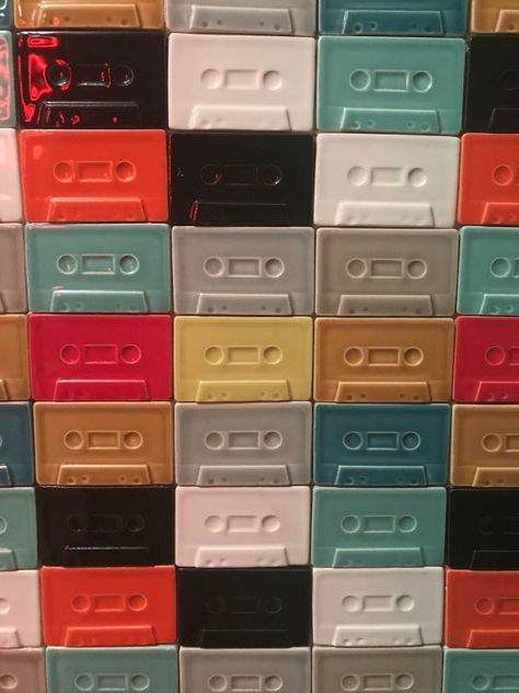 27 Things That Are Cool To Look At Tape Wall, Lego Wall, Cafe Concept, Monochrome Wall, Led Wall Art, Creative Wall Decor, Wall Niche, Large Metal Wall Art, Diy Deco