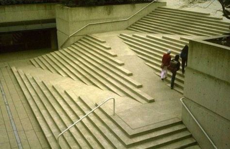 Stair ramp combination Barrier Free Design, Ramp Stairs, Ramp Design, Access Ramp, Escalier Design, Building Images, Wheelchair Ramp, Stairway To Heaven, Universal Design