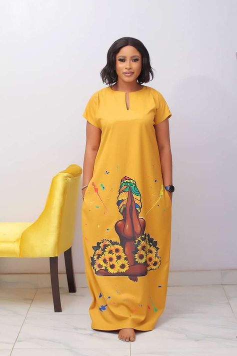 Latest Bubu Gown Style, Praying Woman, Bubu Gown, Kaftan Styles, Bubu Gown Styles, Latest African Men Fashion, Beautiful Days, Short Gowns, Kids Fashion Dress