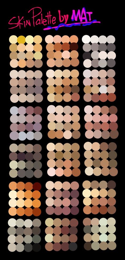 Skin Palette, Color Palette Challenge, Palette Art, Skin Color Palette, Color Palette Design, Digital Painting Tutorials, Art Tutorials Drawing, Digital Art Tutorial, Colour Schemes