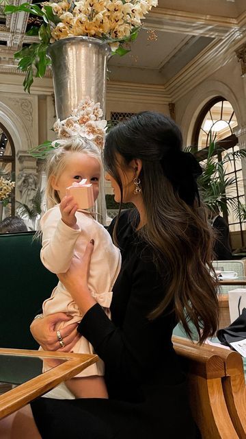 Megan Runion on Instagram: "Eloise Tea at @theplazahotel today was an actual dream come true. For years, I’ve floated through these rotating doors and sipped champagne, watching mamas and their little girls experiencing this moment, dreaming about the day I’d get to do the same. Every second was pure MAGIC —somehow for me more than her. From the peanut butter and jelly to the endless macarons, Linen James lived her BEST life and having a front row seat to it all is the actual joy of my life. 🤍 Rotating Doors, Megan Runion, Peanut Butter And Jelly, Best Life, The Endless, Dream Come True, Front Row, This Moment, Macarons