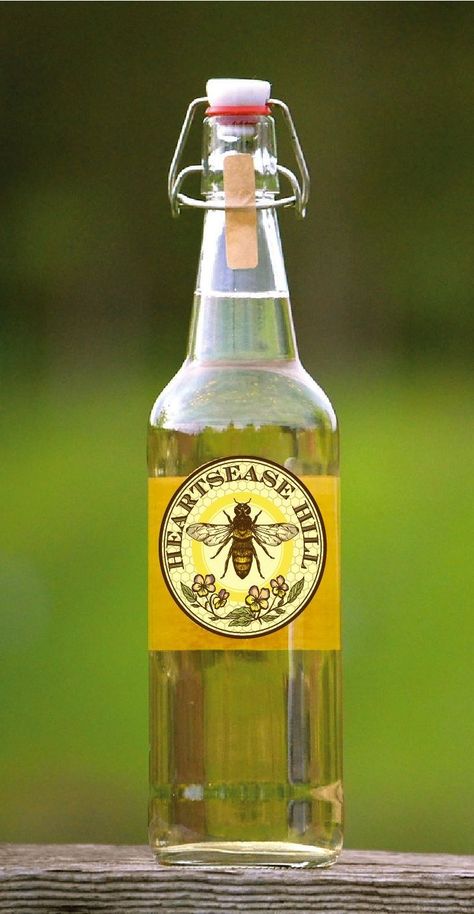 Heartsease Hill Mead Bottle Design, Mead Bottle, Mead Making, Viking Drink, Honey Mead, Mead Wine, How To Make Mead, Hill Logo, Honey Logo