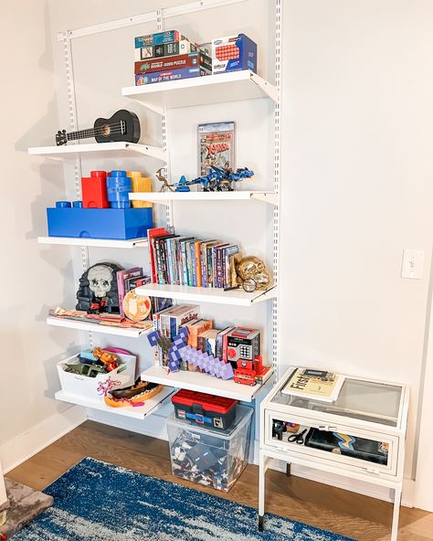 We love these elfa shelves for so much more than just closets! Everything this kiddo needs is easily visible in an organized way.

#elfa #elfacontainerstore #containerstore #elfasolutions #elfasystem #elfawall #organizing #organizingtips #professionalorganizing #organizinginspiration #organizinggoals #getorganized #organized #womenownedbusiness #nashville #nashvilleorganizing #movingconcierge #unpacking #tidyhomenashville #moveconcierge #unpackingnashville #movingtonashville Elfa Closet Ideas, Elfa Closet, Organization Inspiration, Kids Room Organization, Organization Kids, Container Store, Professional Organizer, Closet Ideas, Toy Organization