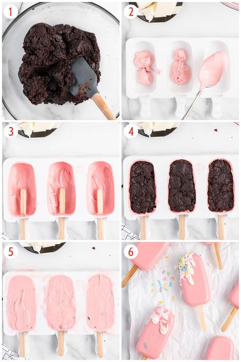 How To Make Cake Sicles Video, Cake Ice Cream Pops, Cakesicle Filling Ideas, Cakecycle Pops, How To Make Cakesicles Tutorial, Cake Popsicles Design, Cakecicles Ideas Birthday, Cakecicles Recipes, How To Make Cakesicles