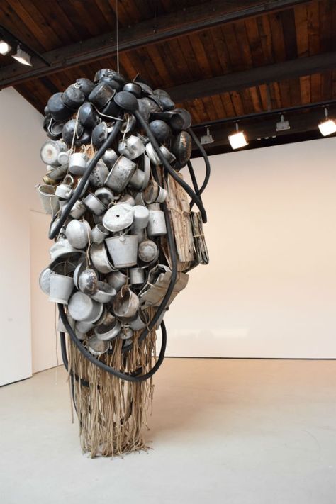 Subodh Gupta's Known Stranger (2014) Subodh Gupta, Waste Art, Damien Hirst, More And Less, Big Show, T Art, God Art, Sculpture Installation, Abstract Sculpture