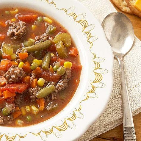 Souper Sunday, Steak Soup Recipes, Kansas City Steak, Recipe For Steak, Steak Soup, Hearty Soup Recipes, Homemade Bone Broth, Healthy Ground Beef, Beef Soup Recipes