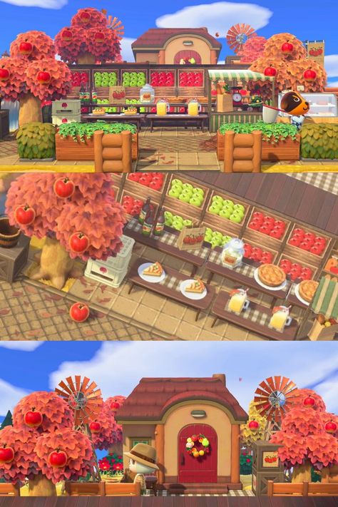 Custom design code in the video description. In this speed build video, I'm creating a tiny Apple Orchard and Cider Shop/Bakery for the Lovely Poppy. It's a relatively small area because I only played a little during Thanksgiving. But Poppy's house is going to be the entryway to the large farm area I'm planning to build. Hope you enjoy this Speed Build and subscribe for more progress on Osette! Acnh Orchard Design Code, Apple Orchard Acnh Codes, Acnh Poppy House, Acnh Cider Stand, Acnh Apple Stall Design, Acnh Apple Orchard Codes, Acnh Apple House, Acnh Berry Farm, Acnh Small Shop Ideas