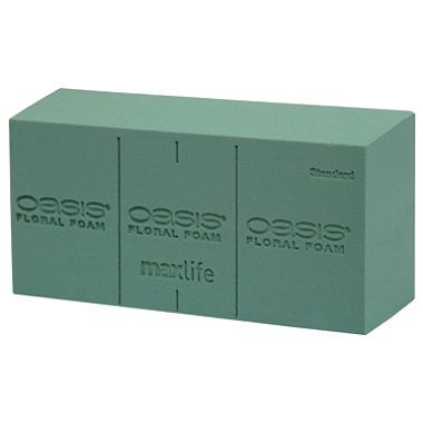 OASIS Floral Foam Maxlife - Standard- 36 bricks for $22.88 Oasis Arrangements, Oasis Foam, Flower Oasis, Wet Foam, Foam Packaging, Florist Supplies, Diy Wedding Flowers, Floral Foam, Floral Supplies