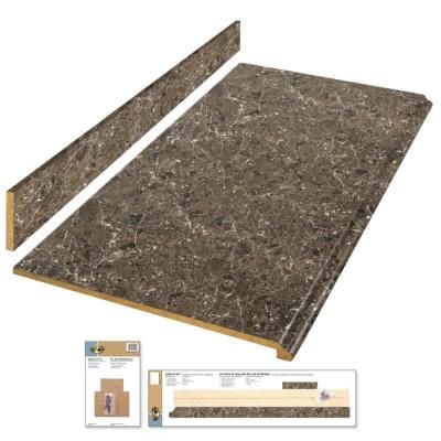 Hampton Hickory Coordinating Countertop Kits – Kitchen – The Home Depot Countertop Kit, Laminate Countertop, Calcutta Marble, Brown Laminate, Ogee Edge, Winter Carnival, Formica Countertops, Farmhouse Glam, Glam Modern