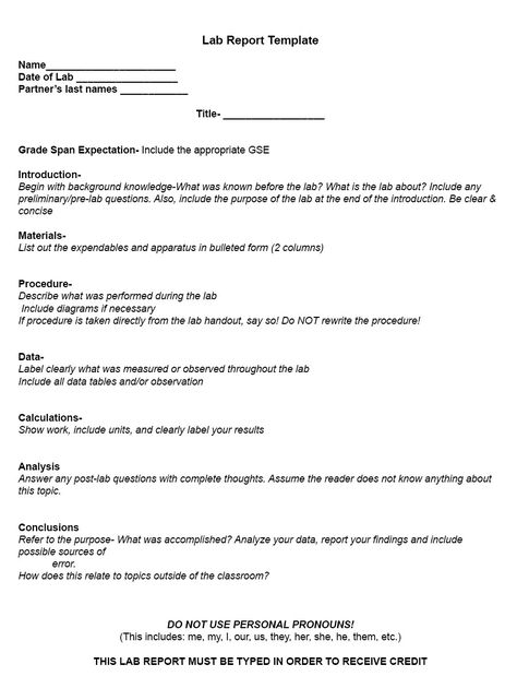 School Psychology Report Writing, Lab Report Examples, Report Writing Format Example, Scientific Report, Report Writing Format, Psychology Study, Report Writing Template, Report Format, Lab Report Template