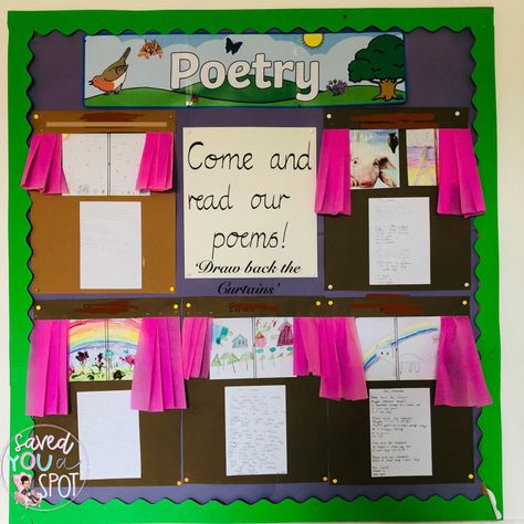 Poetry Display: Draw back the curtains – Saved you a Spot Ib Classroom, Essay Writing Examples, Poetry Lessons, English Class, Essay Writing, School Fun, Literacy, Literature, Poetry