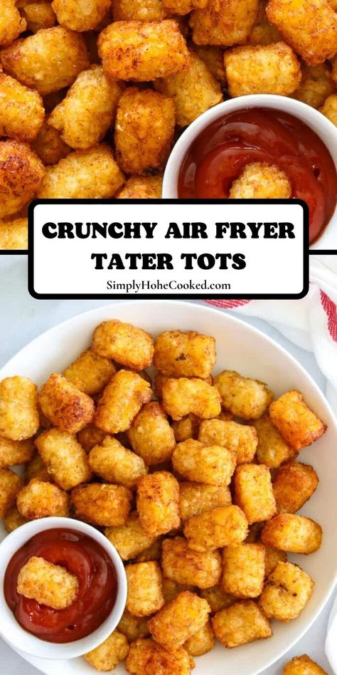 Tator Tot Recipe, Tater Tot Recipes, Tator Tots, Air Fryer Oven Recipes, Air Fry Recipes, Air Fryer Dinner Recipes, Tater Tots, Air Fryer Recipes Easy, Air Fryer Recipes Healthy