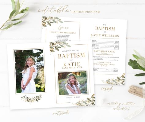 gallery photo Lds Baptism Program, Baptism Pictures, Baptism Program, Baptism Announcement, Baptism Invitations Girl, Lds Baptism, Boy Baptism, Baptism Girl, Baptism Invitations